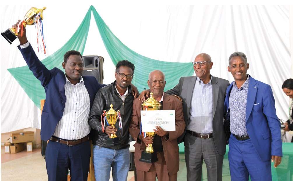 Maekel, Anseba, and Debub regions secured first, second, and third places, respectively, and were awarded trophies.